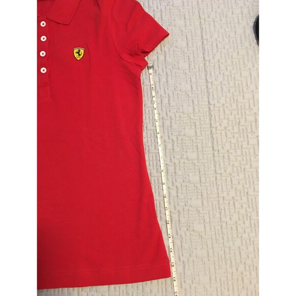 AUTHENTIC - FERRARI "SCUDERIA" POLO STYLE T-SHIRT - SIZE XS - Picture 7 of 9